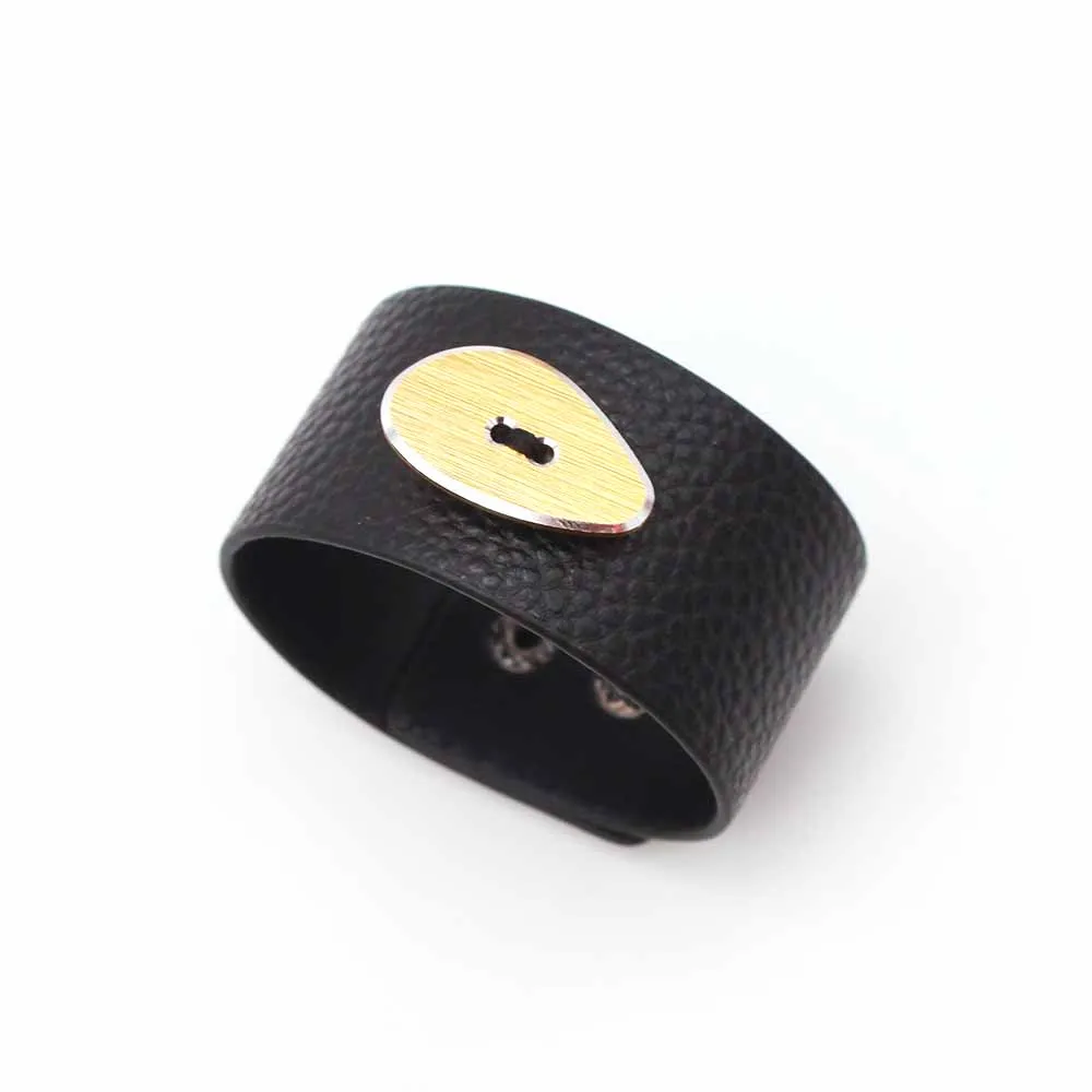 

New Quality Leather For Women Fashion Designer Jewelry Wholesale Punk Style Charm Jewelry Handmade Artificial Leather