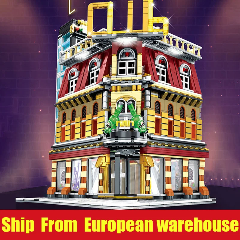 MOC 15002 уличная совместимая игрушка SD6991 ночной клуб набор 5 в 1 USB светодиодная