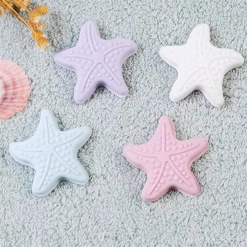 

Luminous Silicone Rubber Starfish Star Pad Mute Rubber Pad To Protect The Wall Self Adhesive Stickers Door Stopper