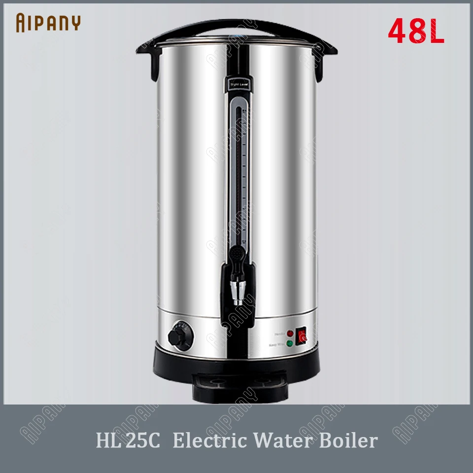 HL25C Электрический бойлер для воды 48L из нержавеющей стали большой электрический