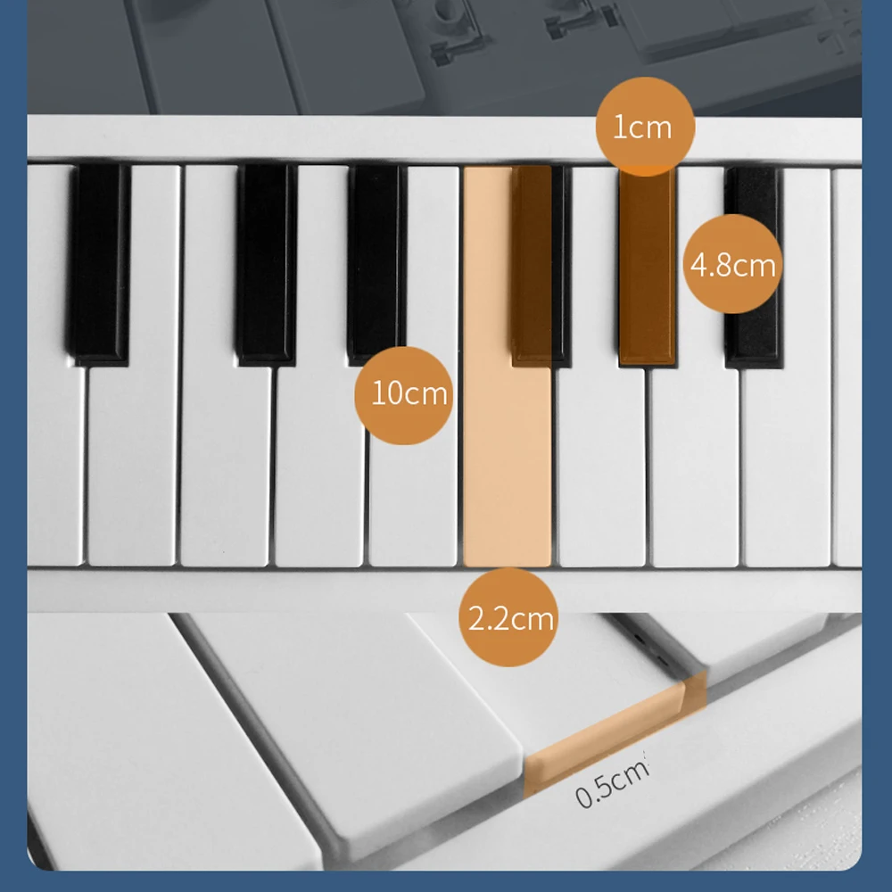 Портативная клавиатура Midiplus 88 клавиш для взрослых и детей начинающих
