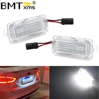 bmtxms 2pcs canbus led license plate light for ford escape explorer fiesta fusion focus 5d mondeo fiesta expedition lincoln mkc