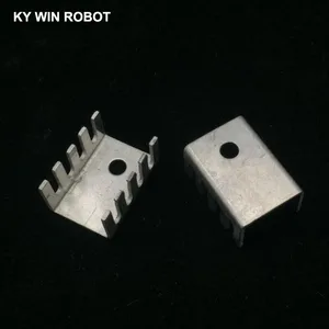 10 шт. белый триодный радиатор 15*10*20 мм от 10*15*20 мм до-220 TO220 алюминиевый радиатор с транзистором, радиатор охлаждения 20*15*10 мм