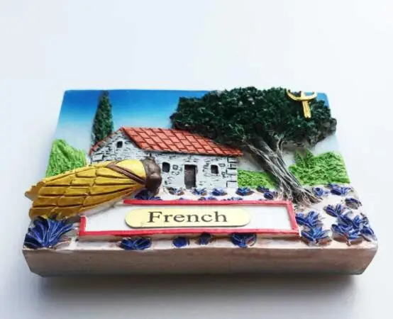 Известный во Франции Прованс туристический сувенир магнит на холодильник -
