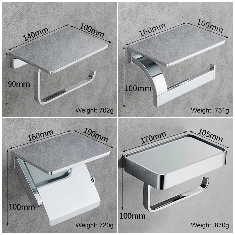 ellen bathroom toilet paper holder soild brass luxury bright chrome roll bath paper holder el1222 free global shipping