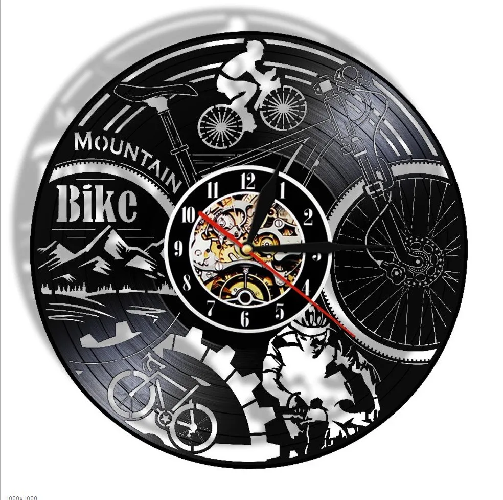 

Fashion Gramophone Record Wall Hanging Clock Creative Hanging Clock Decorative Vinyl Clock