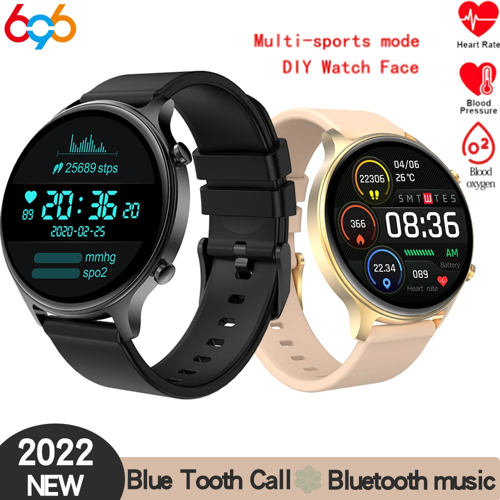 

New Men BT Call Smart Watch Waterproof Heart Rate Blood Pressure Oxygen Fitness Tracker Women Smartwatch PK ZL02 For Android IOS