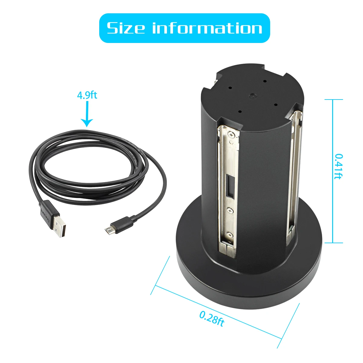 Powtree For Switch-4C Charging Station Joy Con Charger（4 in 1） by a 5V/2A DC power adapter charger | Электроника