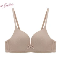 eloveirl seamless breathable mesh one piece underwear gather bow bra for women comfortable push up sexy small chest push up bra