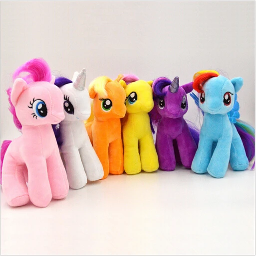 19 см cuteHorse плюшевая кукла для Пони единорог лошадь игрушки детей день рождения