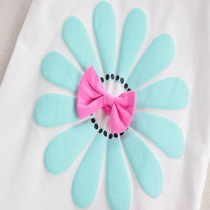 Летний комплект одежды для девочек BibiCola повседневный из двух предметов: