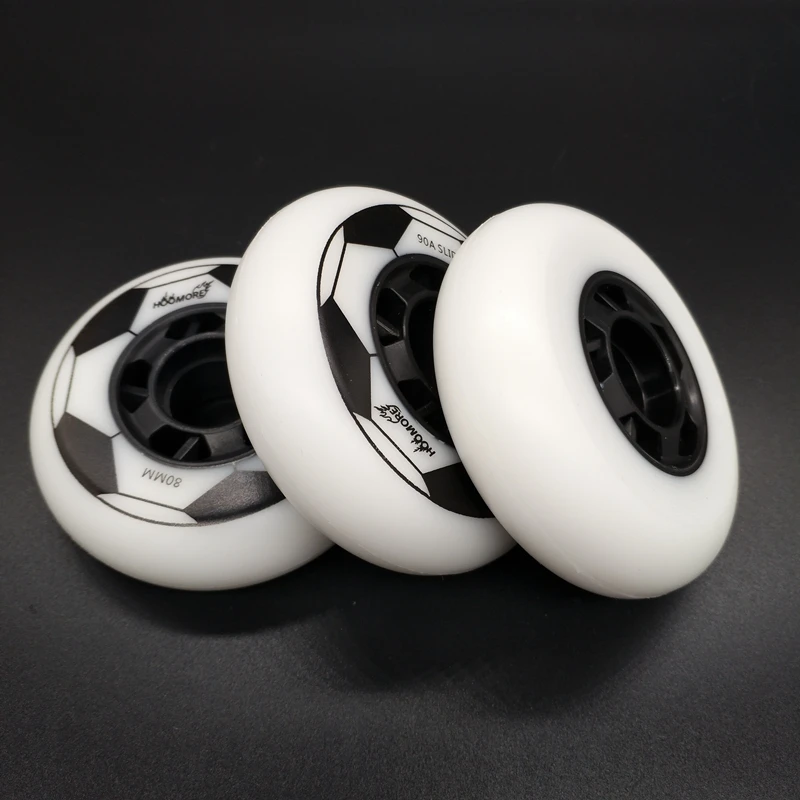 Бесплатная доставка колеса для роликовых коньков 80 мм ПУ высокое качество 8