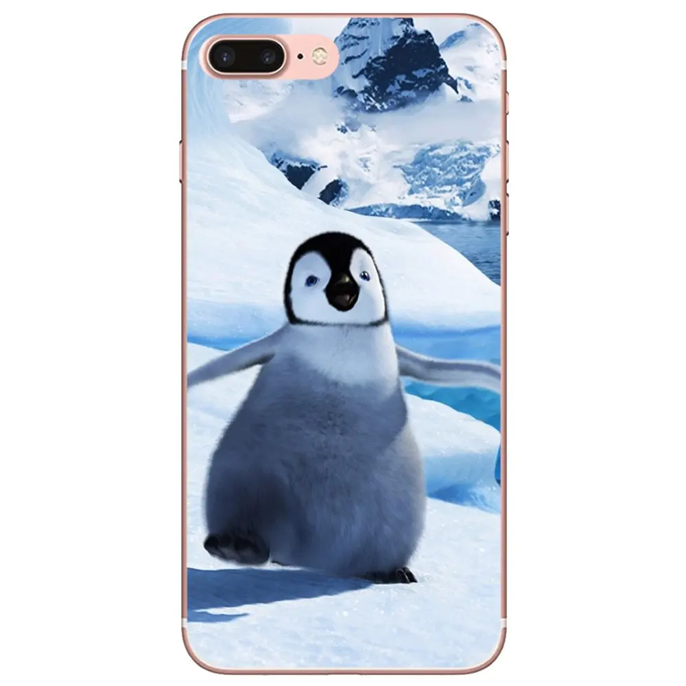 Чехол-накладка Lovely Penguin Cartoon Print для Xiaomi Mi Note 10 11 t lite A2 A3 Max Mix 2S 3 poco X3 nfc F2 F3 Pro M3 on.