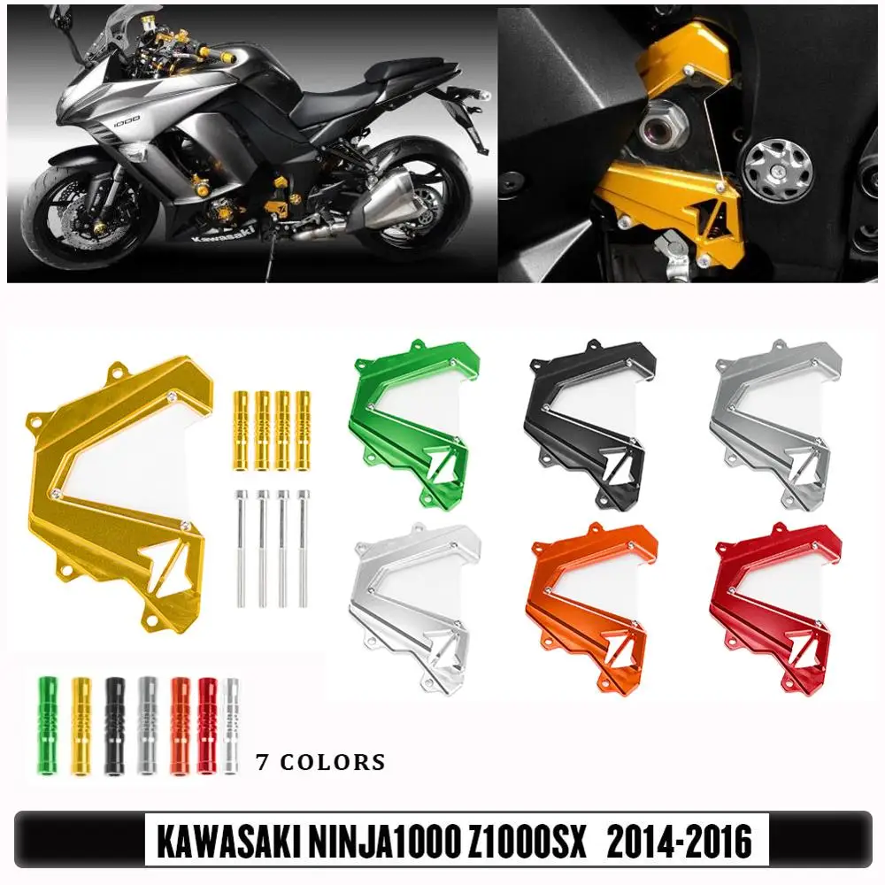 

Motorcycle Part Frame Front Chain Sprocket Guard Engine Cover Protector for 2014 2015 2016 Kawasaki Ninja1000 Ninja 1000 Z1000SX