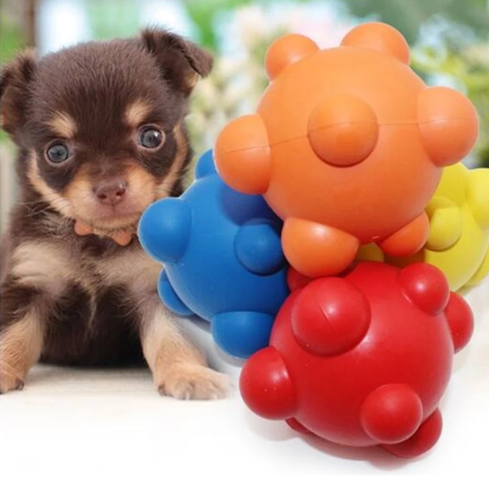 Резиновый жевательный шарик для собаки утечка домашних животных игровой мяч
