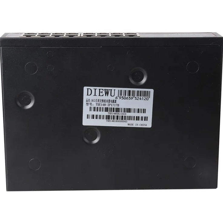 Высокоскоростной сетевой коммутатор Diewu Auto Mdi/Mdi-X Autosense 100 Мбит/с Ethernet 16 портов lan -