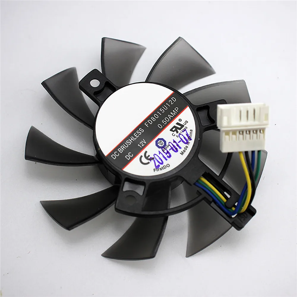 DC 12V 0.50A AMP охлаждающий вентилятор кулер для ASUS TUF GTX 1660 1660TI запасные части