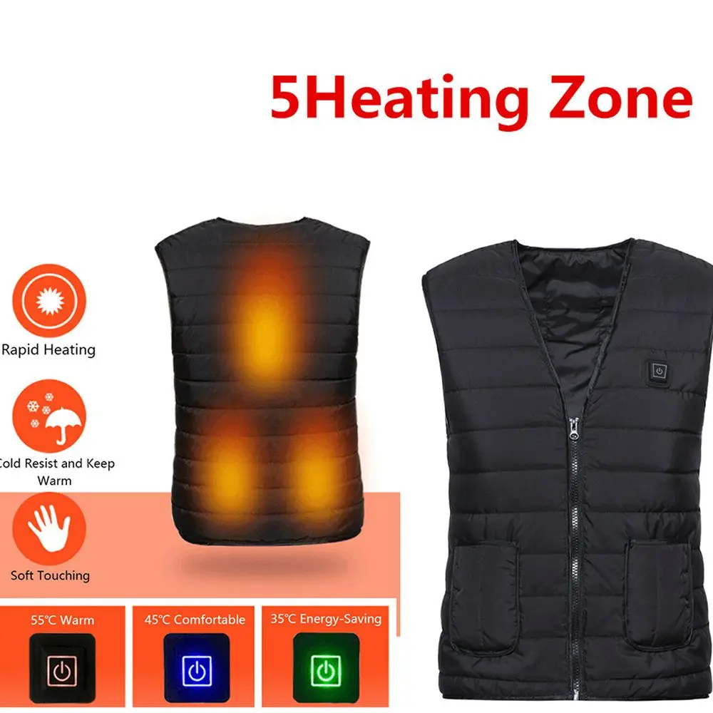 

Кемпинговый жилет с USB, жилет с подогревом, куртка с подогревом, зимняя теплая куртка, ветрозащитные пальто