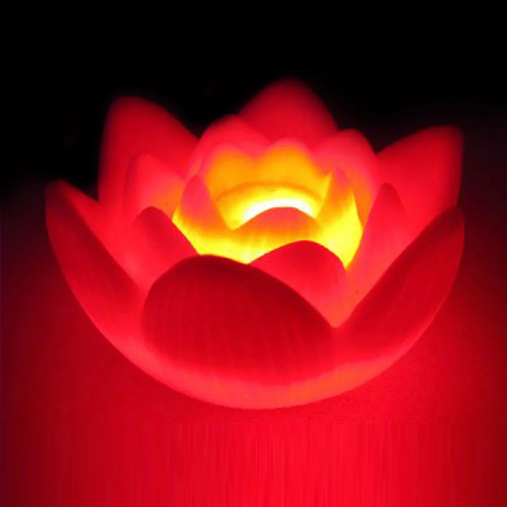 Меняющий цвет светодиодный светильник Lotus Love Mood ночник Свадебный декор|Ночники| |