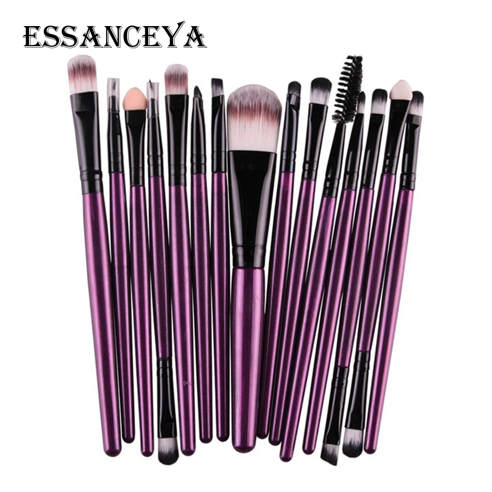 Подводка для глаз ESSANCEYA 15 шт. тени век подводка с ресницами кисти макияжа губами