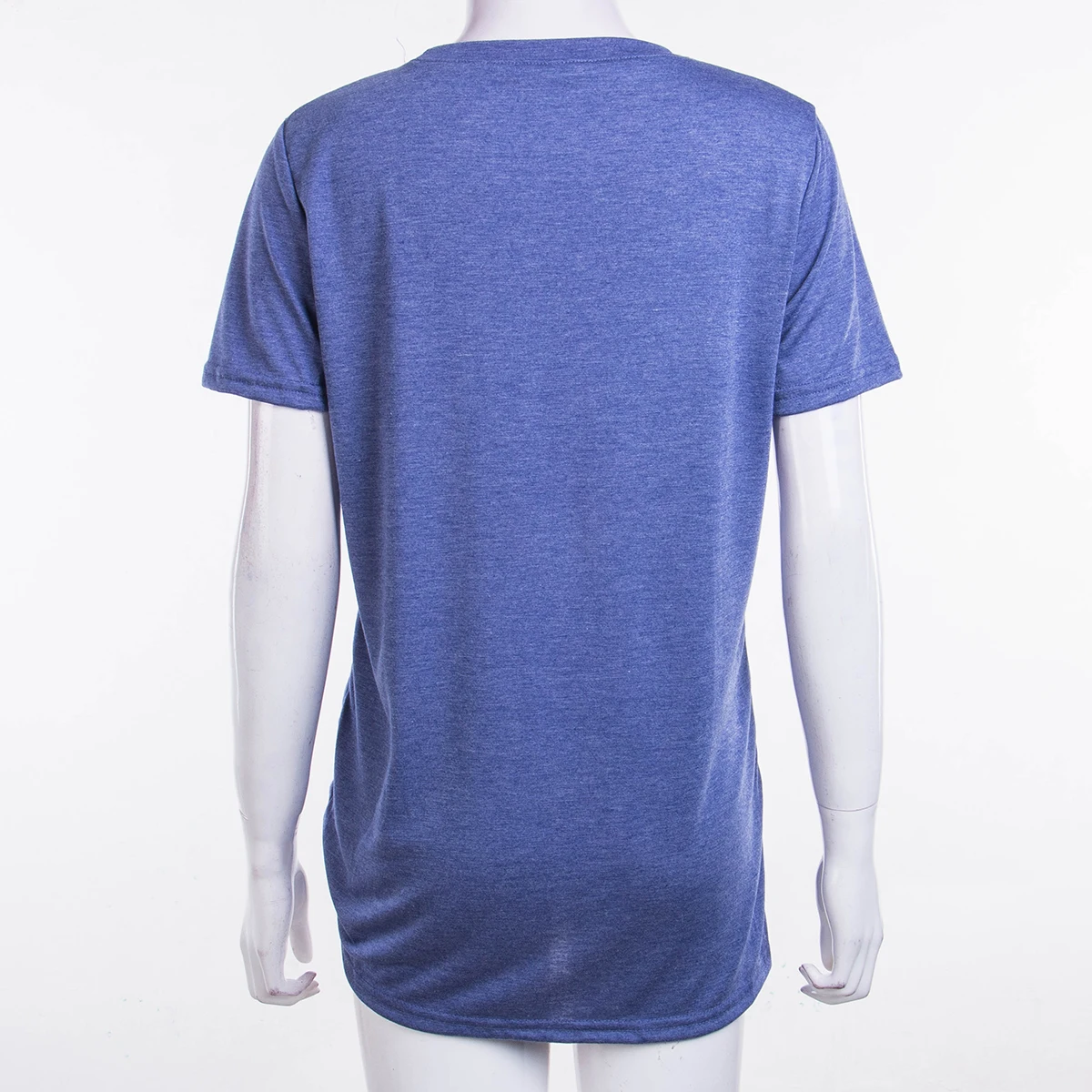 

Women Summer Top Shirt, Solid Color Short Sleeve Round Neck Bottom Knot Tops, Slim Pullover Wild Fashion T-Shirt