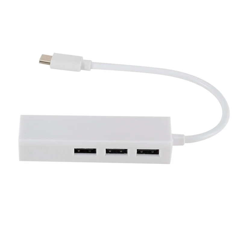 USB C к Ethernet адаптер с Type USB2.0/3 0/PD хаб 3 порта RJ45 сетевой карты Lan для типа| |
