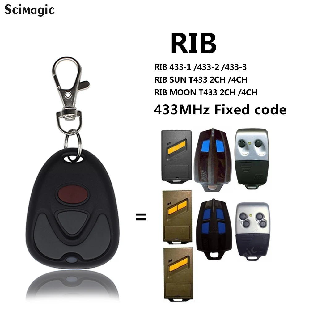 

RIB Garage Door Opener Remote Control Duplicator for RIB SUN T433-2CH T433-4CH RIB MOON T433-2CH T433-4CH 433-1 433-2 433.92 MHz