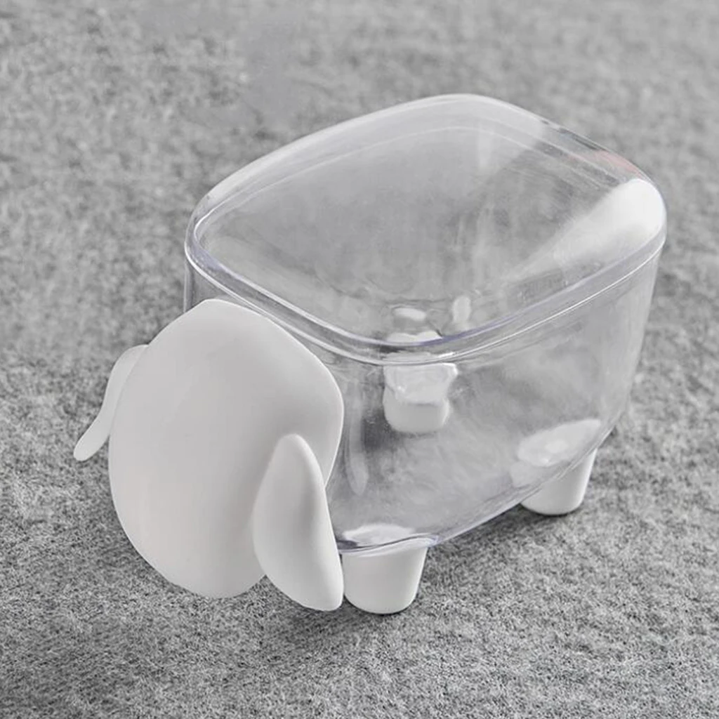 Прозрачная коробка для хранения в нордическом стиле органайзер с крышкой