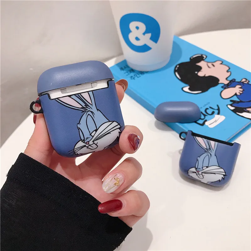 Чехол с кроликом из мультфильма для Apple Airpods чехол милый Bluetooth чехол для наушников для Air pods Pro чехол силиконовый чехол