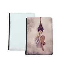 free shipping 6pcslot blank sublimation passport cover hot transfer printing leather passport case blank consumables diy
