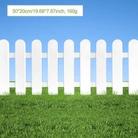 garden fence diy picket fence easy to install garden decor white villa campus decoration small fence for indoor and outdoor hot