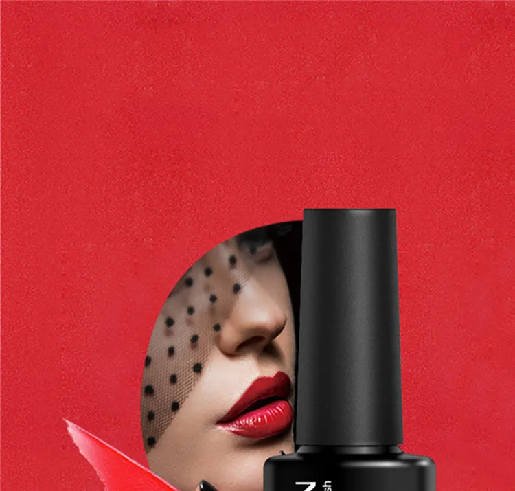 1 флакон 6 мл Лак для ногтей блестящий Блестящий лак полуперманентный Портативный