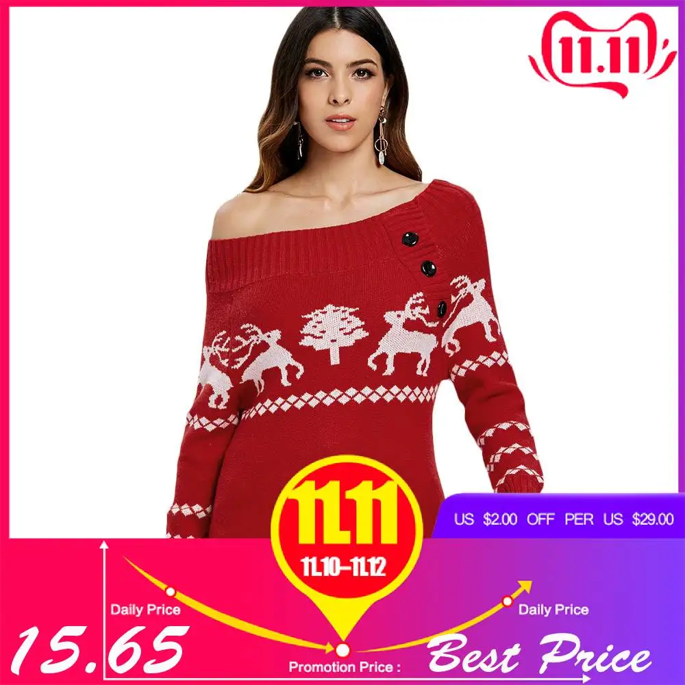 Женский трикотажный джемпер с открытыми плечами на осень/зиму | Женская одежда