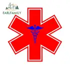 EARLFAMILY 13 см для Красного Креста, автомобильные наклейки, Оригинальные фотообои, устойчивые к царапинам наклейки для JDM SUV RV