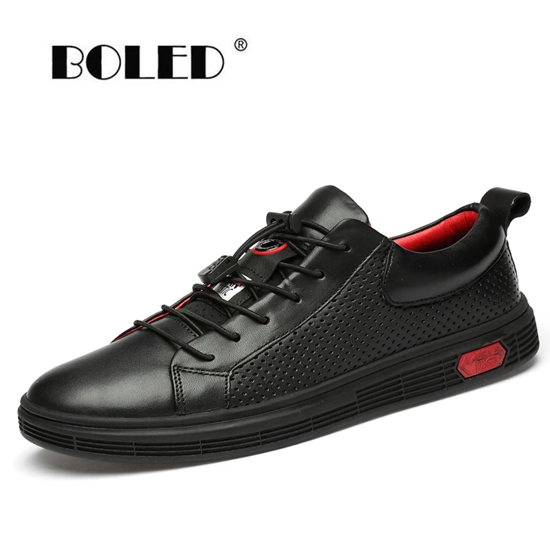 

Spring Mesh Men Shoes High Quality Casual Walking Shoes Men Breathable Lace-Up Natural Leather Men Flats Shoes