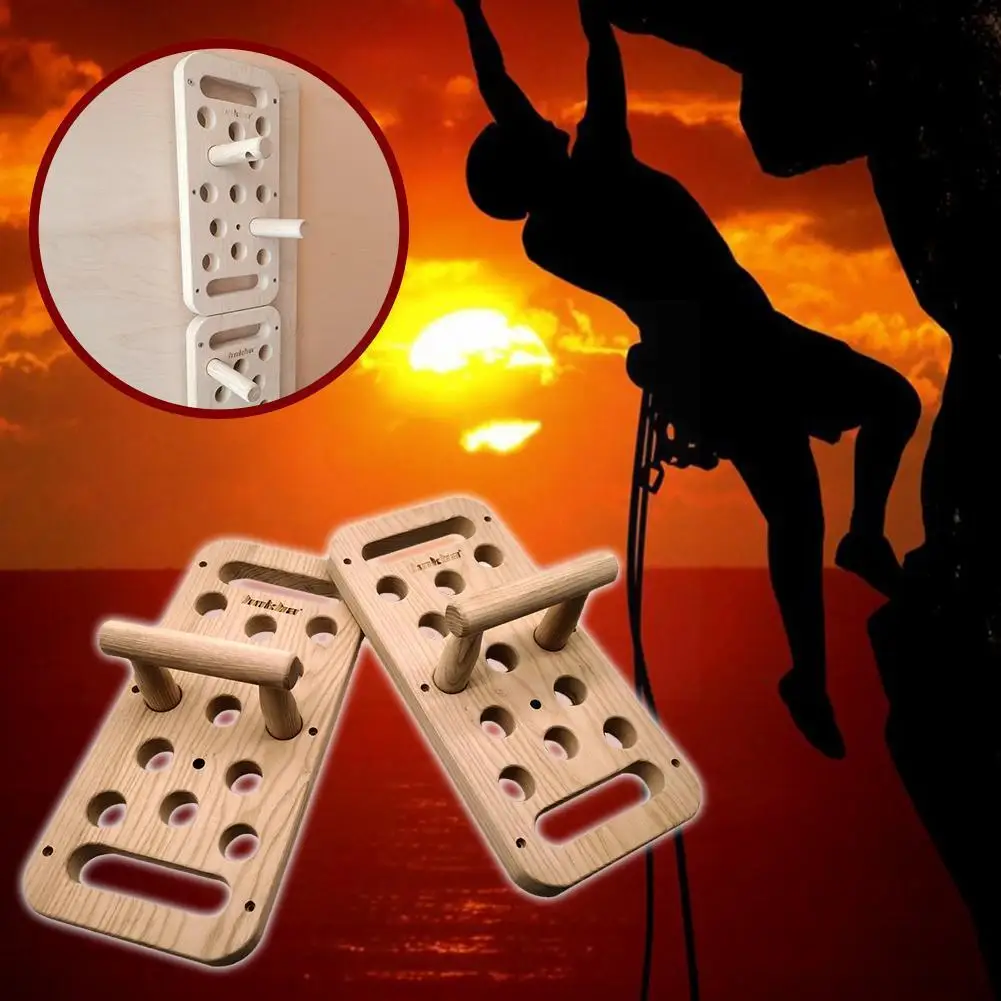 

Rock Climbing Board Wooden Climbing Fingerboard Rock Hangboard Training Rock Board Indoor Climbing Climbing
