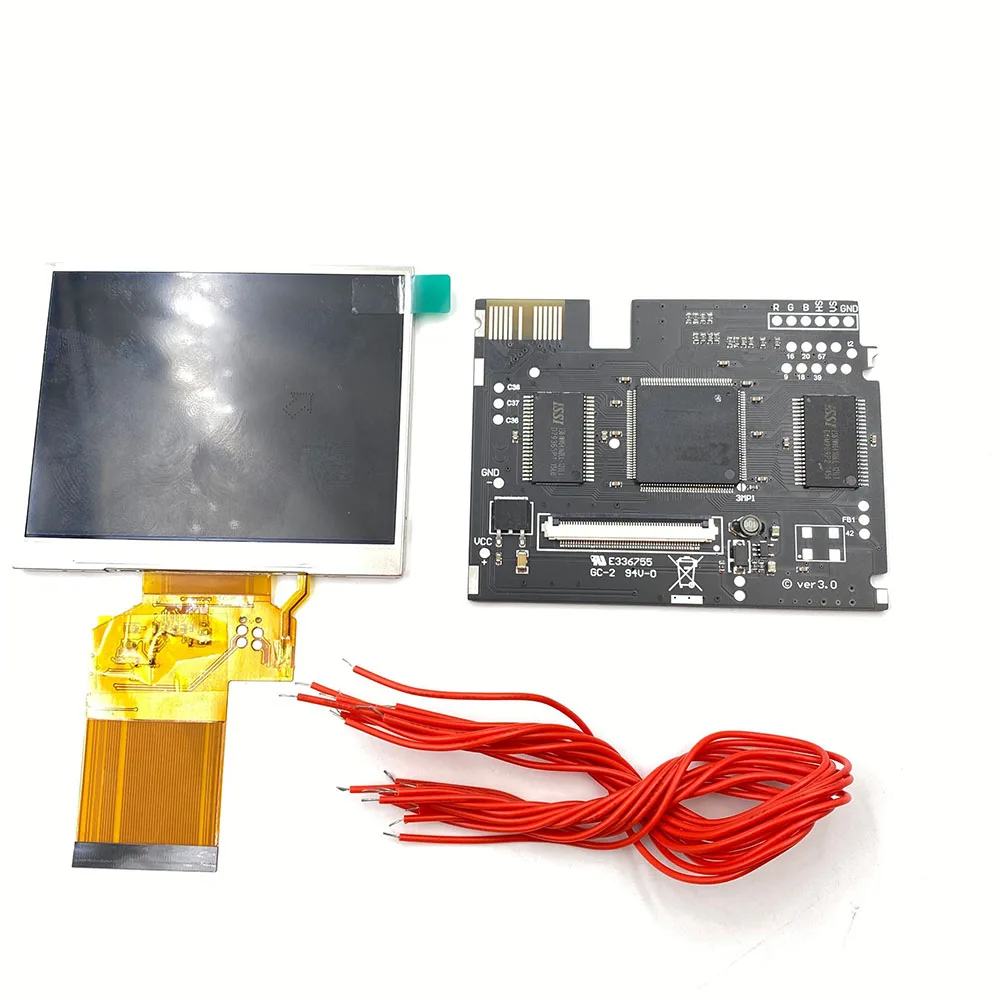 Для Sega Game Gear HighLit Full Display LCD Screen Support VGA Out Mod Kit от 3 5 дюйма до дюйма|Запасные части| |