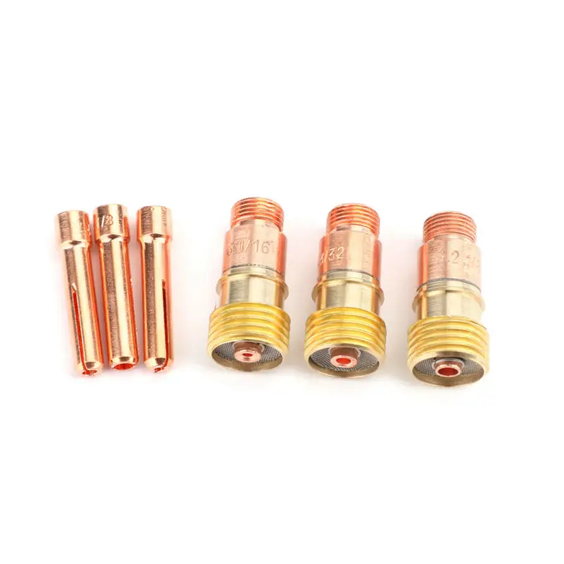 

Fittings Welding Torch Accessories Stubby Gas Lens #12 Pyrex Glass Cup Kit