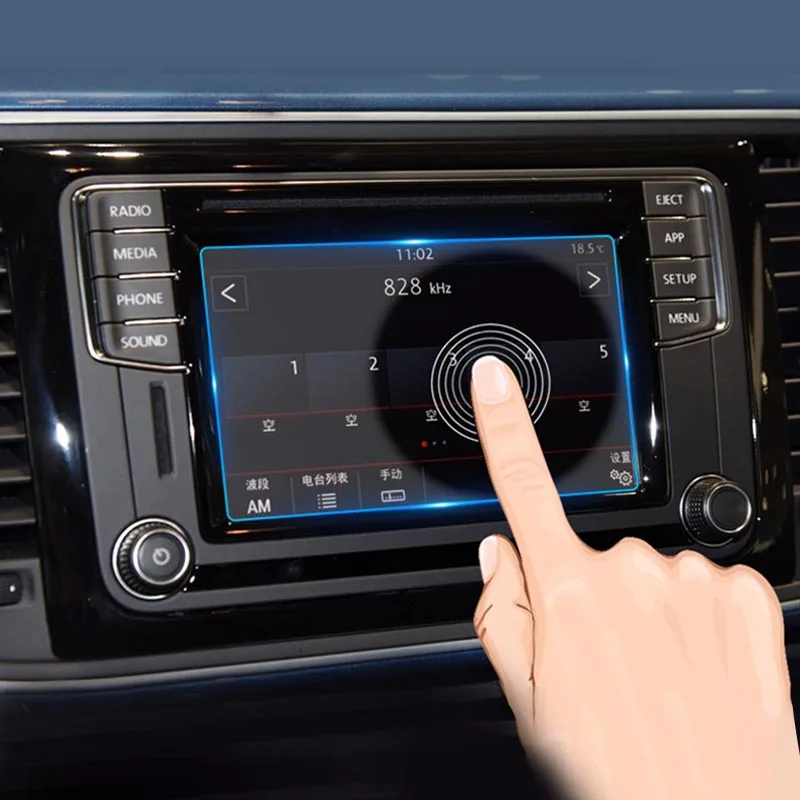 Автомобильная пленка для экрана GPS навигатора Volkswagen VW Beetle 2012 2015 2016 2017 2018 2019