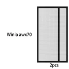 Сменный HEPA-фильтр H12 2 шт., 278x95x40 мм для очистителя воздуха Winia awx70 для фильтра PM2.5, HEPA-фильтр с запахом, изготовленный на заказ заводской