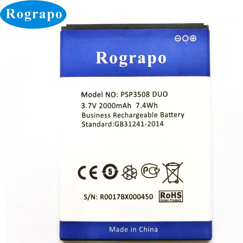 Новый 2000mAh PSP 3508 запасная батарея Bateria Batterij для Prestigio Wize P3 DUO мобильный телефон|battery