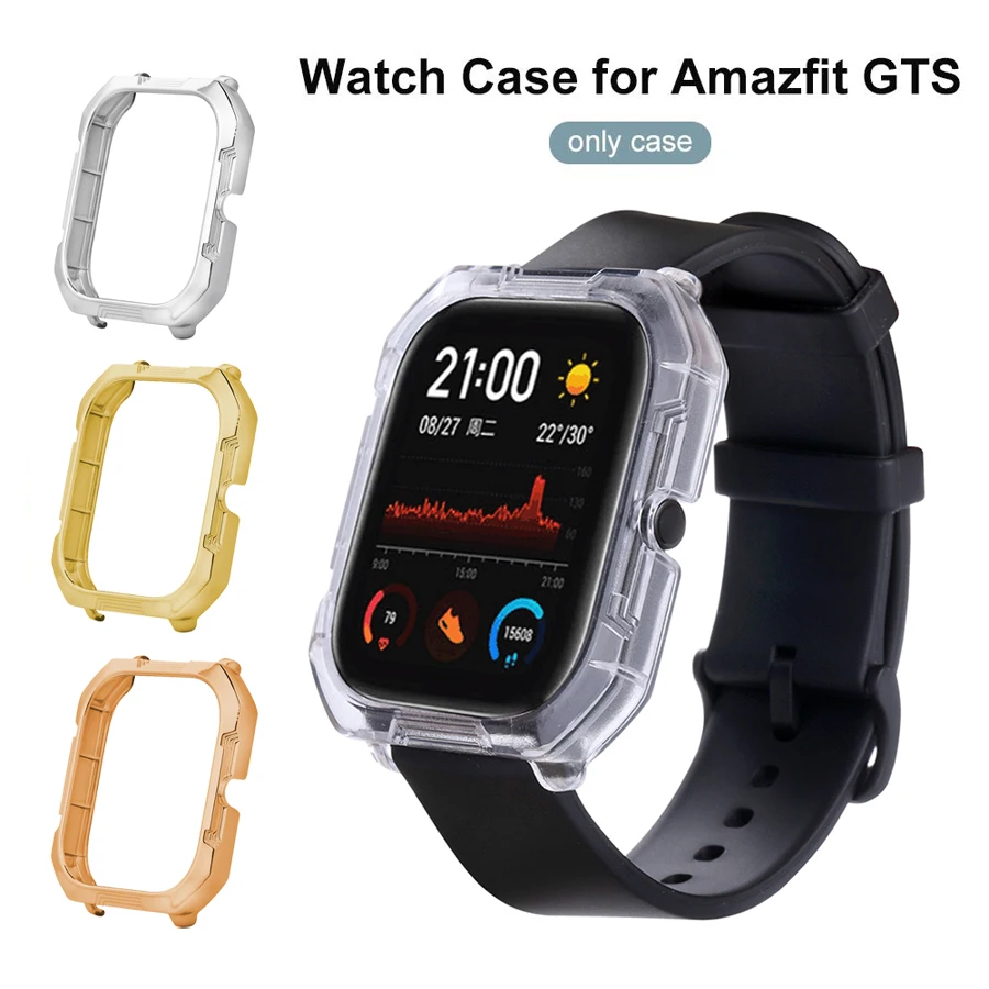 

Защитный чехол для Amazfit GTS, Жесткий Чехол из поликарбоната для часов, защитный бампер для Xiaomi Huami Amazfit GTS, умные аксессуары