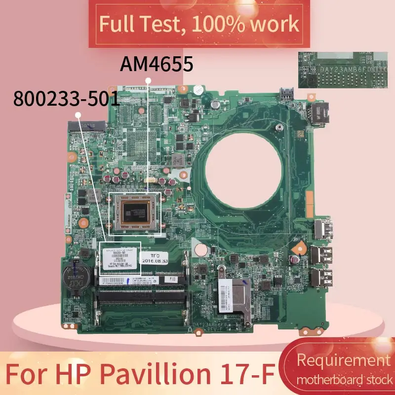 Для HP Pavillion TPN-C113 15-G LA-A996P 765111-501 AM6410 216-0841036 DDR3L Материнская плата ноутбука Полная