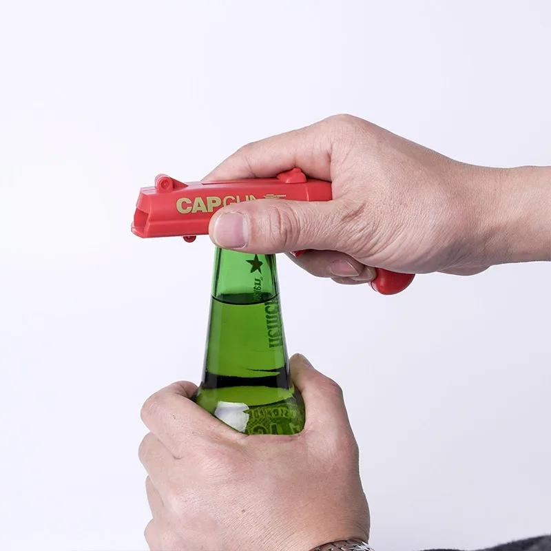 Креативная пусковая установка для летающих крышек открывалка пива пистолет