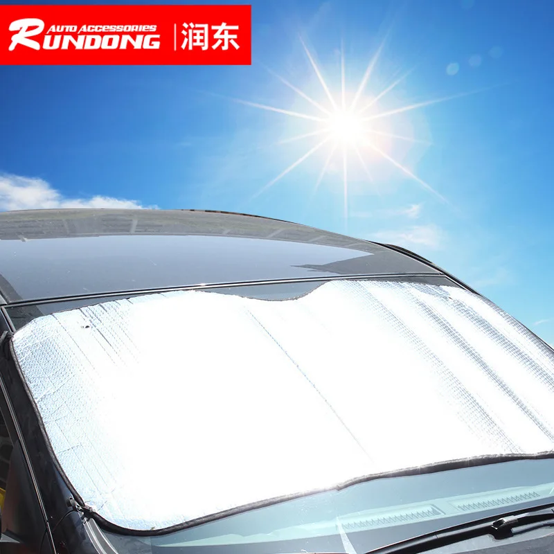 Летняя Солнцезащитная Двусторонняя алюминиевая фольга для автомобиля |
