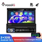 Podofo автомобильный Радио Android 10,1 1 Din автомобильный мультимедийный плеер Авто стерео приемник GPS карта универсальный для Volkswagen Nissan