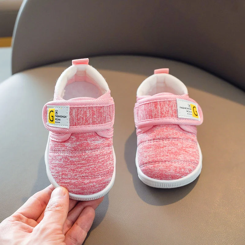 

Spring and Autumn 1-2-3 Years Old Toddler Shoes Boys' Single Shoes Casual Canvas Shoes Children's Shoes Girls' Shoes Functional