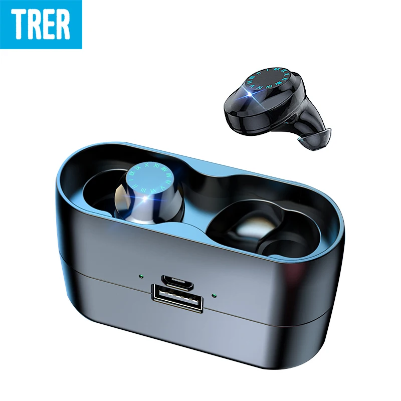 TRER T Pro True Беспроводной наушники Bluetooth 5 0 вкладыши TWS стерео Встроенный микрофон