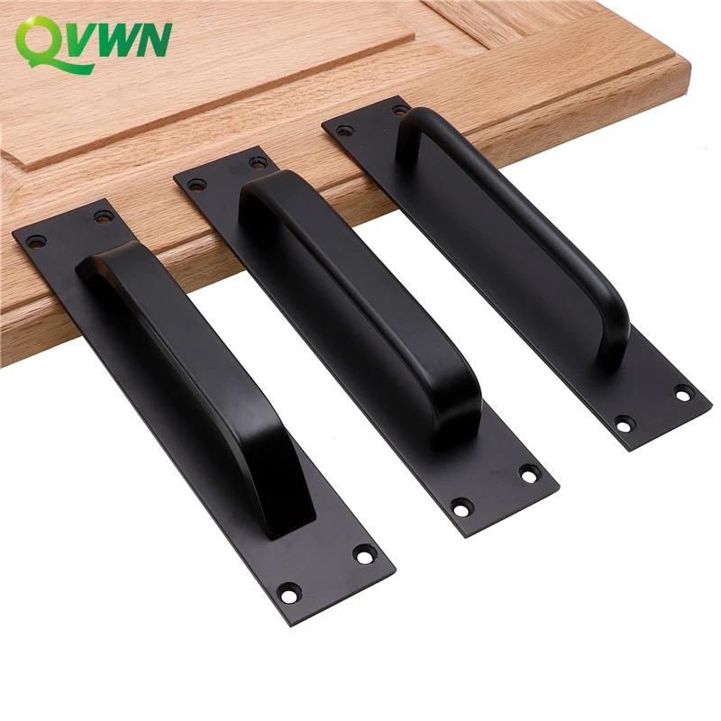 QVWN черный шкаф в американском стиле ручки из алюминиевого сплава ручка для