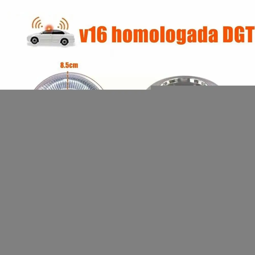 Аварийный светильник V16 одобрен Dgt Автомобильный аварийный индукционный маячок